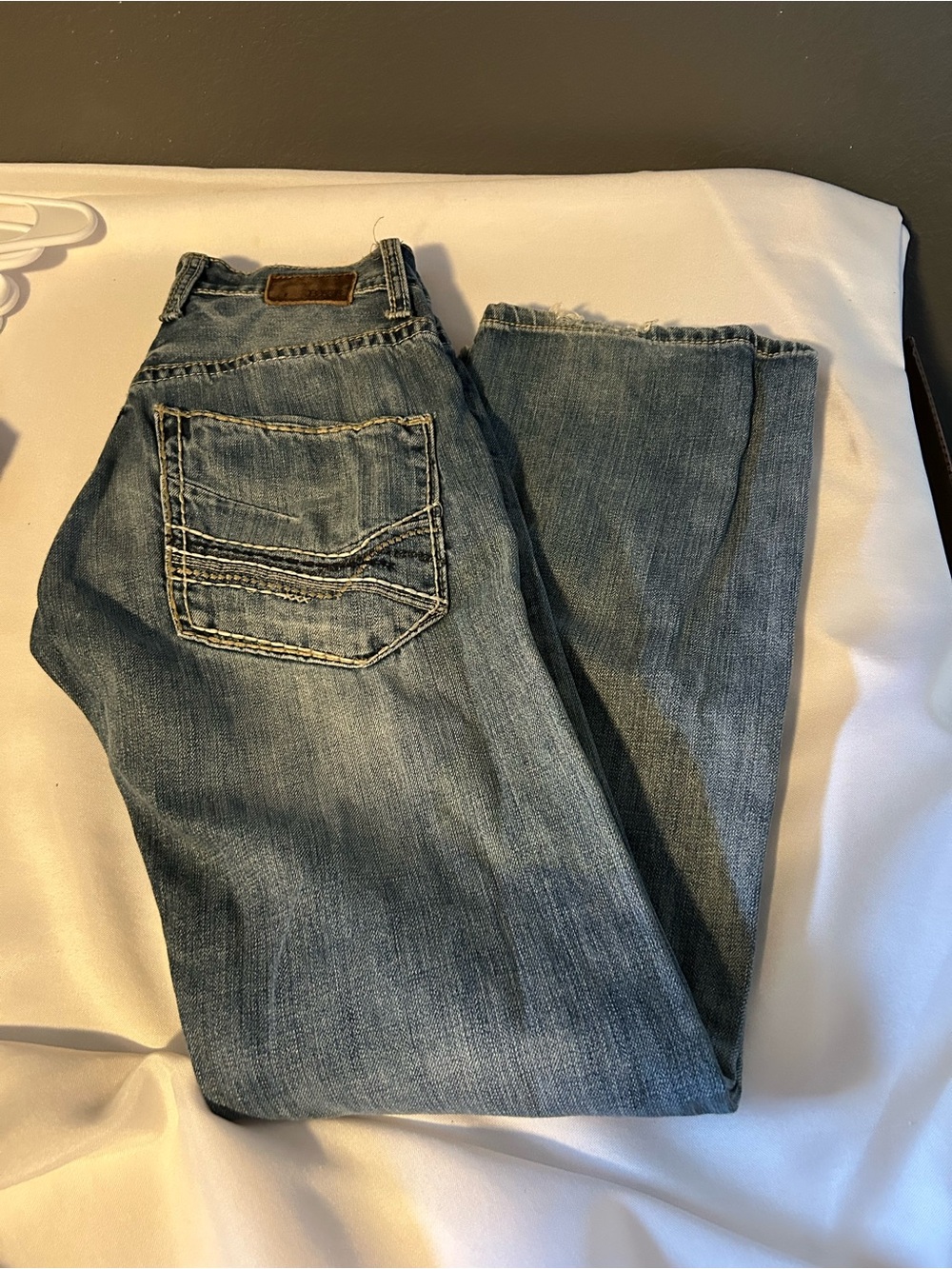 BKE Carter Men's Light Blue Washed Jeans